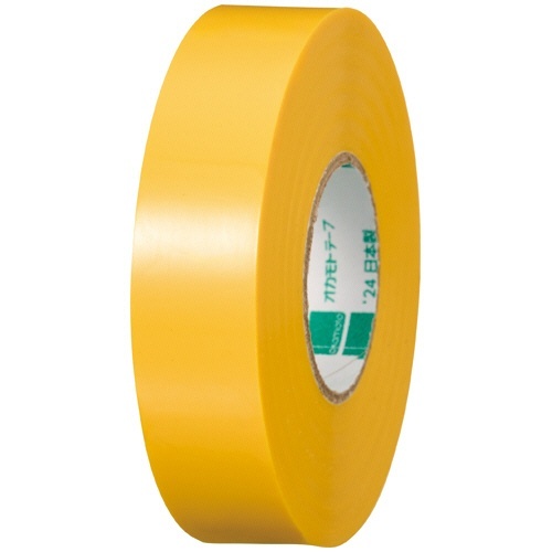 ビニールテープ No.471 19mm×20m 黄 1巻画像