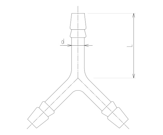 Y字管画像