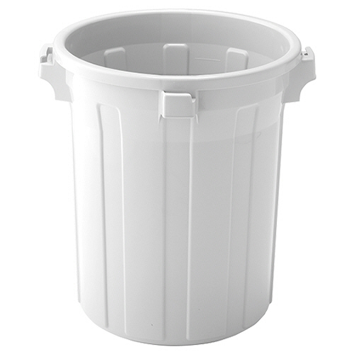 抗菌ﾍﾟｰﾙ 丸型 45L 本体 ﾗｲﾄｸﾞﾚｰ 1台画像