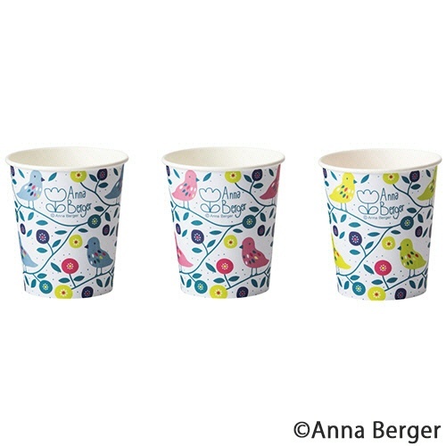 紙コップ Little Bird(リトルバード) 205mL(7オンス) 1セット(1600個:80個×20パック)画像
