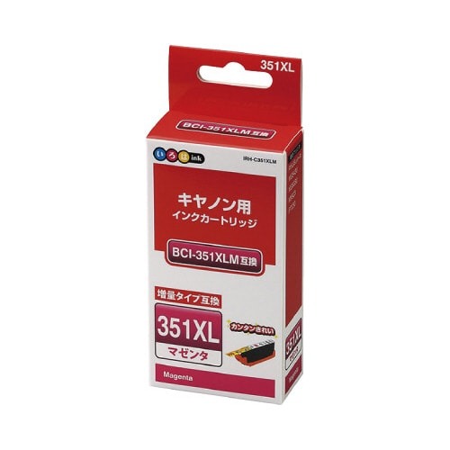 いろはｉｎｋ　ＢＣＩ－３５１ＸＬＭ互換　マゼンタ画像