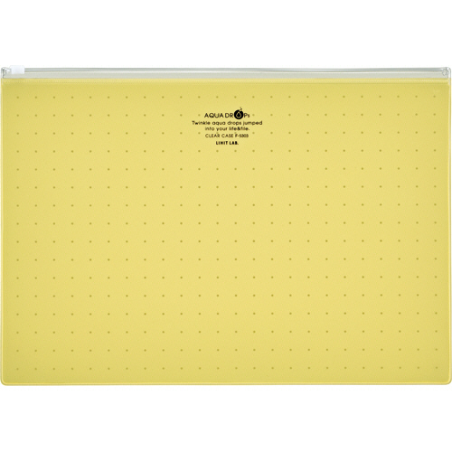 AQUA DROPs ｸﾘﾔｰｹｰｽ A4ﾖｺ 黄 1枚画像