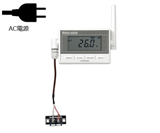 ワイヤレス ウォッチャ（監視機能付き無線ロガー）（Ｔ熱電対モデル）　ＡＣ電源画像
