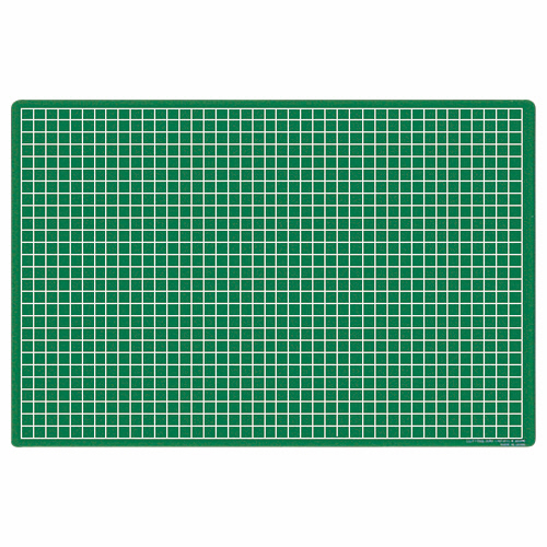 ｶｯﾃｨﾝｸﾞﾏｯﾄ 再生ｵﾚﾌｨﾝ製 両面使用 450×300×3mm ｸﾞﾘｰﾝ 1枚