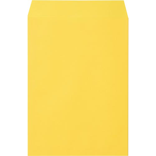 カラークラフト封筒　角２　イエロー　１００枚入画像
