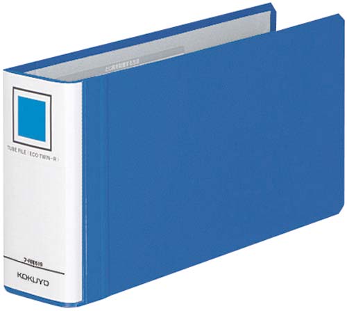 チューブエコツインＲ青統一伝票背幅６５ｍｍ１２冊超画像