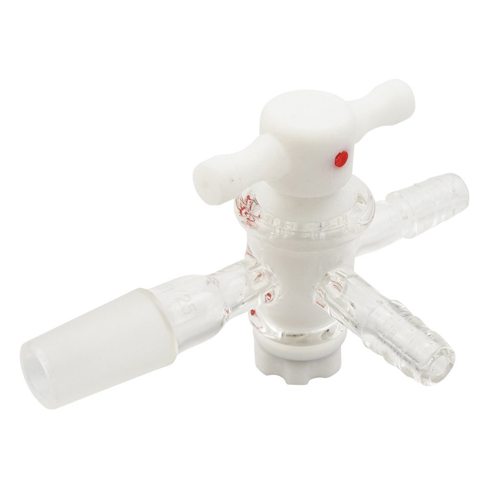 ジョイント付三方コック　テフロンコック　TS15／25画像