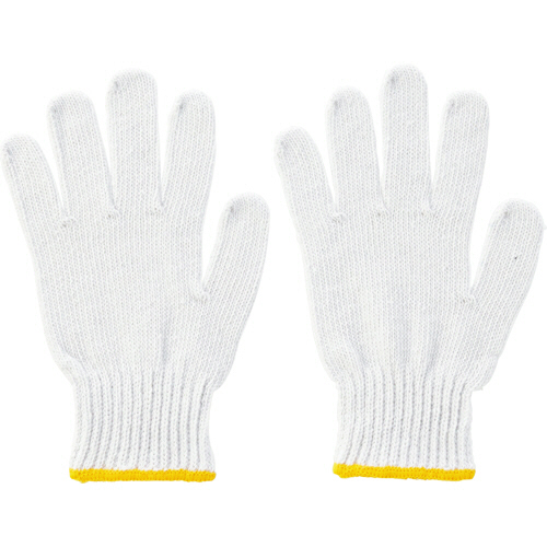 徳用軍手 600g ﾎﾜｲﾄ 1ｾｯﾄ(480双:12双×40ﾊﾟｯｸ)画像