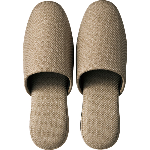 吊り込み疲れにくいｽﾘｯﾊﾟ ﾌﾞﾗｲﾄ ﾍﾞｰｼﾞｭ 1足画像