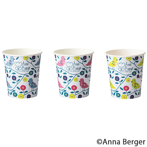 紙ｺｯﾌﾟ Little Bird(ﾘﾄﾙﾊﾞｰﾄﾞ) 150mL(5ｵﾝｽ) 1ｾｯﾄ(400個:80個×5ﾊﾟｯｸ)画像