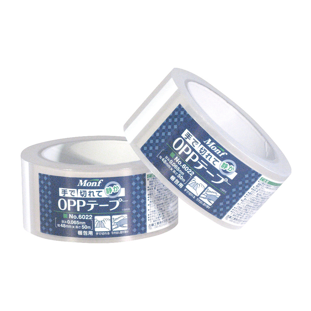 手で切れるOPPテープ画像