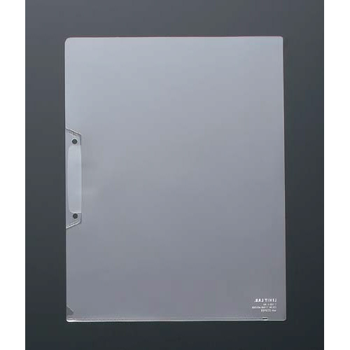 クリヤーホルダーストッパー付きＡ４縦　乳白　５枚