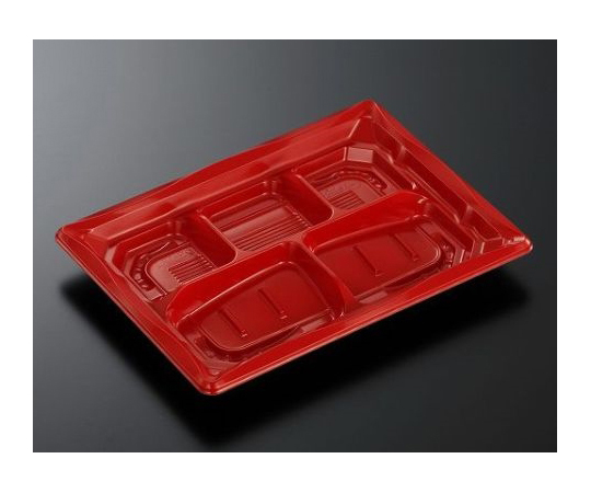 弁当容器 CTいろは 23-17I 赤-BK 身 800枚画像