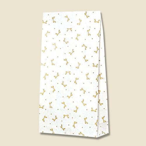 角底袋（金リボン・幅210×マチ80×高385mm)画像