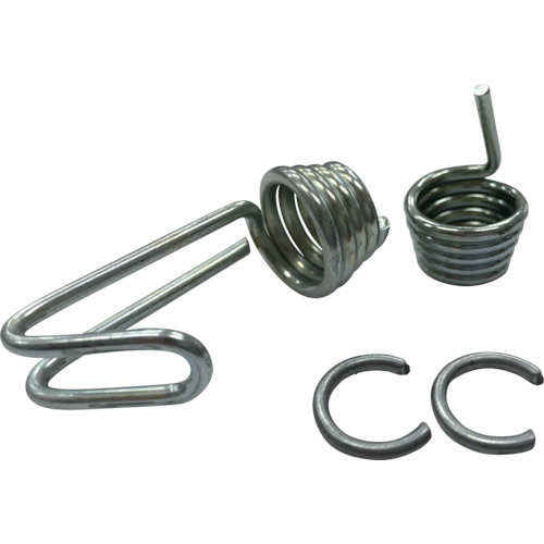 金具 ｺﾞﾑﾛｰﾌﾟ金具Cｾｯﾄ 平行金具♂♀各1 止金具 4.2-6用 1ｾｯﾄ画像