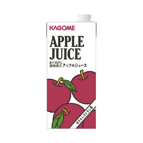 アップルジュース　ホテルレストラン用　１Ｌ　６本画像