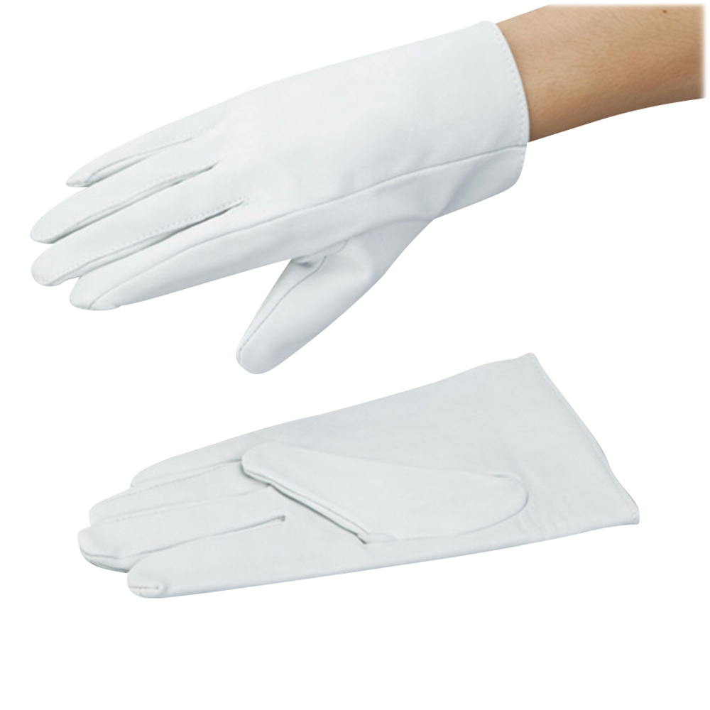 牛表革手袋　ストレートタイプ　白　235mm　L画像