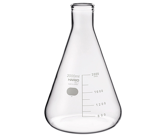 三角フラスコ（目安目盛付き）　2000mL画像
