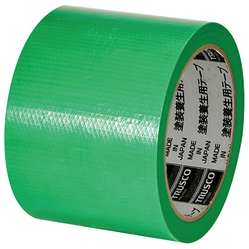 塗装養生用ﾃｰﾌﾟ ｸﾞﾘｰﾝ 75mm×25m 1ｾｯﾄ(30巻)画像