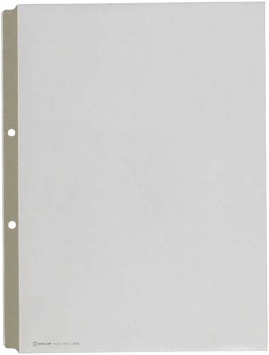 カラーガードポケットＡ４縦２穴テープ色灰　１００枚画像