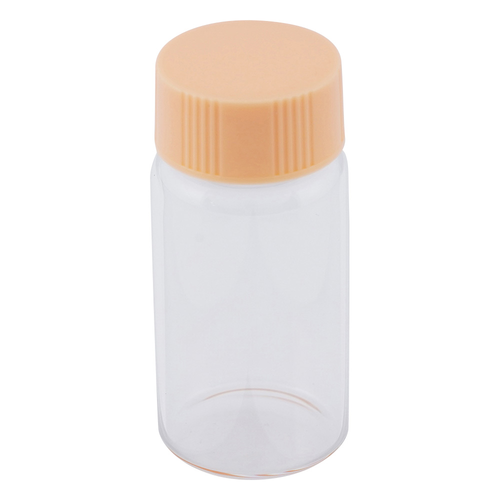 CCスクリュー管 透明 オレンジキャップ 20mL 1箱（50本入）画像