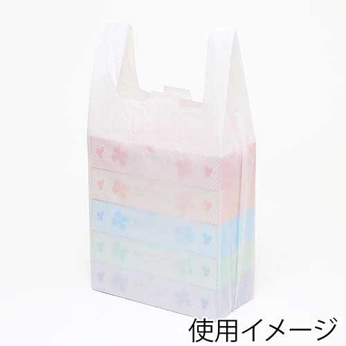 エンボス加工ありの便利なハンガータイプのレジ袋