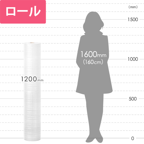 手で簡単に切れて作業性抜群！コシがあるタイプのプチプチロール！