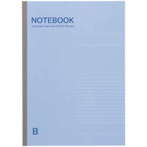 ﾉｰﾄﾌﾞｯｸ ｾﾐB5 B罫6mm 50枚 1ｾｯﾄ(120冊)画像