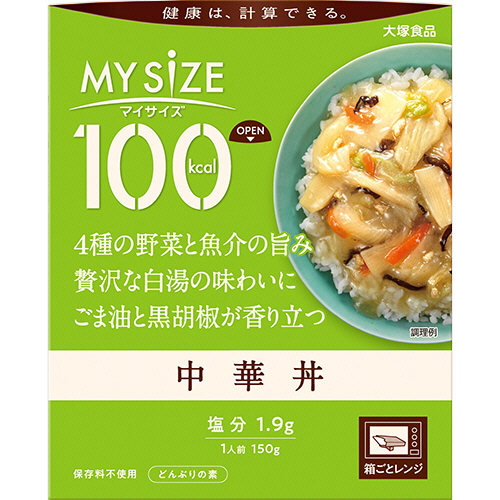 100kcalﾏｲｻｲｽﾞ 中華丼 150g 1食画像