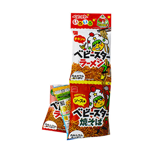 ﾍﾞﾋﾞｰｽﾀｰ いろいろ 4連 68g(17g×4袋)/ﾊﾟｯｸ 1ｾｯﾄ(20ﾊﾟｯｸ)画像