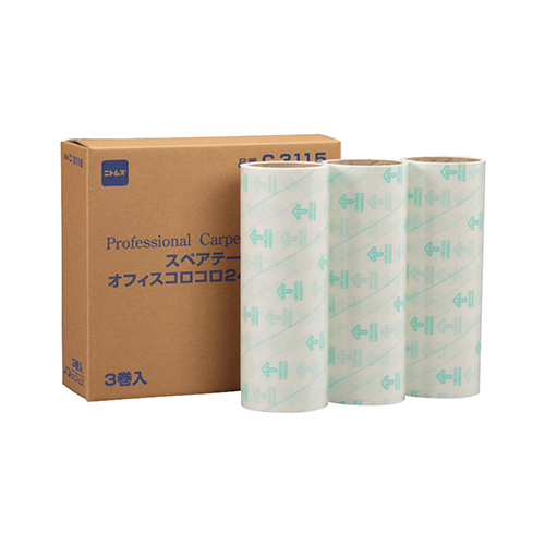 ｵﾌｨｽｺﾛｺﾛ ｽﾍﾟｱﾃｰﾌﾟ 幅240mm×50周巻 1ｾｯﾄ(30巻:3巻×10ﾊﾟｯｸ)画像