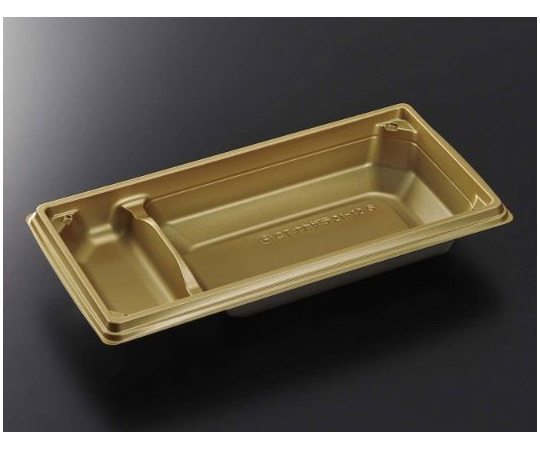 どんぶり容器 CT中皿 21-12S 金-BK 800枚画像
