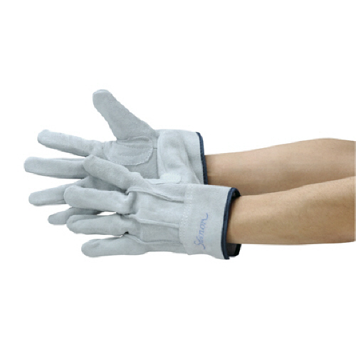 ｼﾓﾝ 牛床革手袋 背縫い 107AAA 1双画像