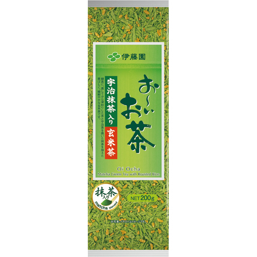 おーいお茶 宇治抹茶入り玄米茶 200g 1ｾｯﾄ(3袋)画像