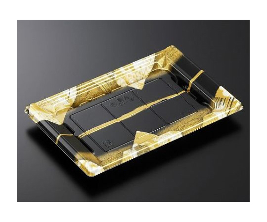 刺身・鮮魚容器 CF宴角27-18 帯代BK-BK 身 600枚画像