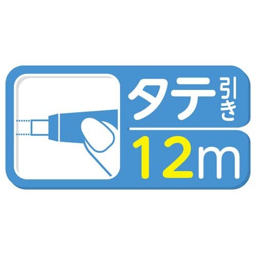 モノCX 幅6mm 本体 5個 パッケージの上部が見える角度で、側面に番手が表示されている状態