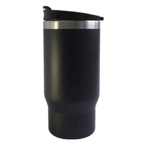 タンブラー フタ付き 500ml スタイルモア カーマグ ステンレス ペットボトルホルダー 缶ホルダー ブラック画像