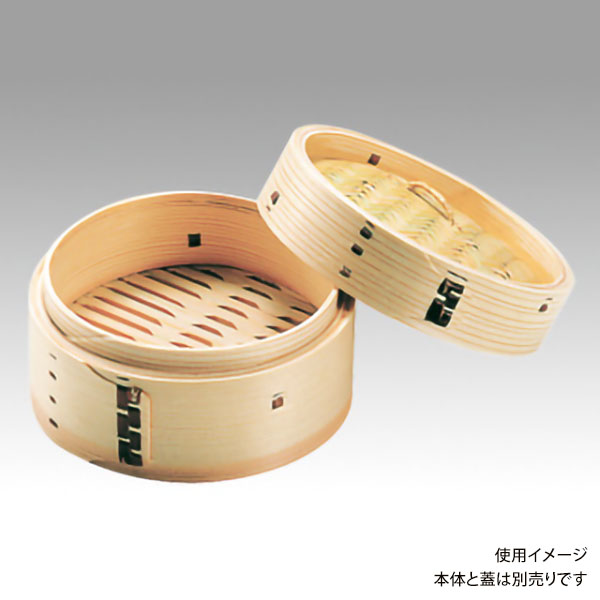 杉製ミニ中華セイロ13㎝ 蓋画像