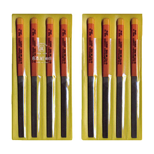 組ﾔｽﾘ 8本組(200mm) 平 細目 1ﾊﾟｯｸ(8本)画像