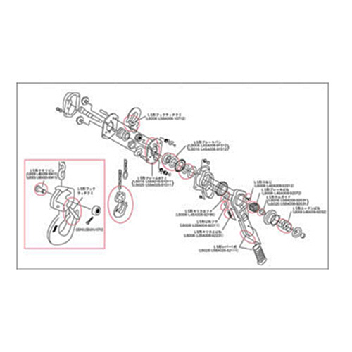 LB008用 L5形ｸｻﾘﾋﾟﾝ 1個画像