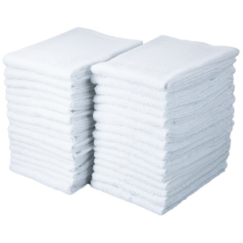 業務用薄手白ﾀｵﾙ(平地付) 1ﾊﾟｯｸ(30枚)画像