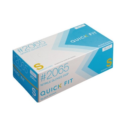 ニトリルグローブ　クイックフィット粉無２５０枚　Ｓ画像