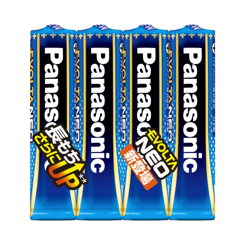 アルカリ乾電池　エボルタネオ　単４　４本入画像