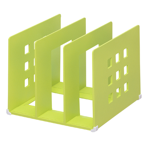 仕切ﾗｯｸ L 幅200mm 黄緑 1個画像