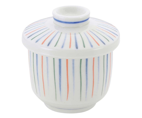 和食器コレクション　三色十草　むし碗画像