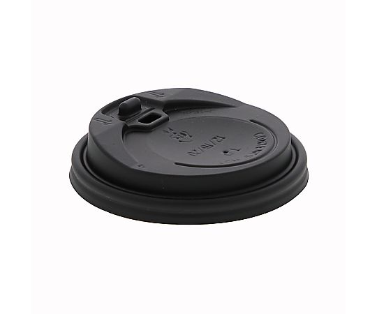 断熱カップ 飲み口付き蓋 12オンス 口径90mm用 ブラック 1パック（50個入）画像