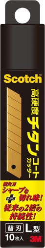 スコッチ　チタンコートカッタープロ替刃Ｌ　１０枚入画像
