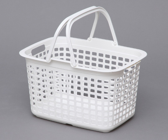ランドリーバスケット　ピュアホワイト画像
