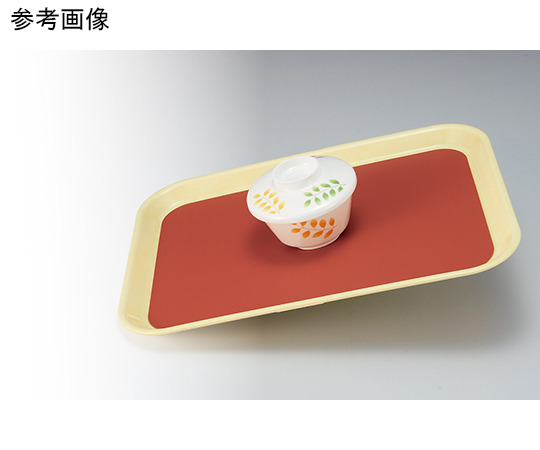 すべり止めマット オレンジ 鮮やかなオレンジ色で波状の表面が見える状態