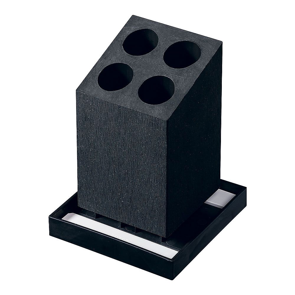 珪藻土　アンブレラスタンド　4本斜め　ブラック